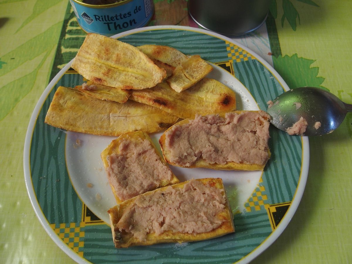 plantain tuna sandwich